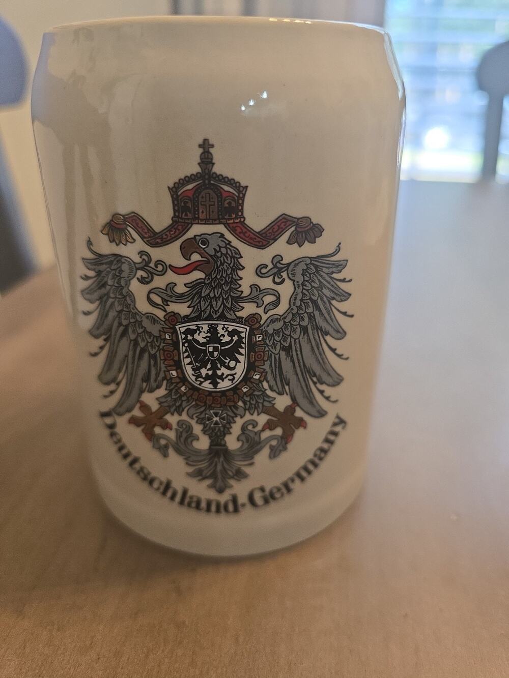 Deutschland Germany .5L Beer Stein Mug Germany 5”